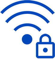 Secured WiFi network icon