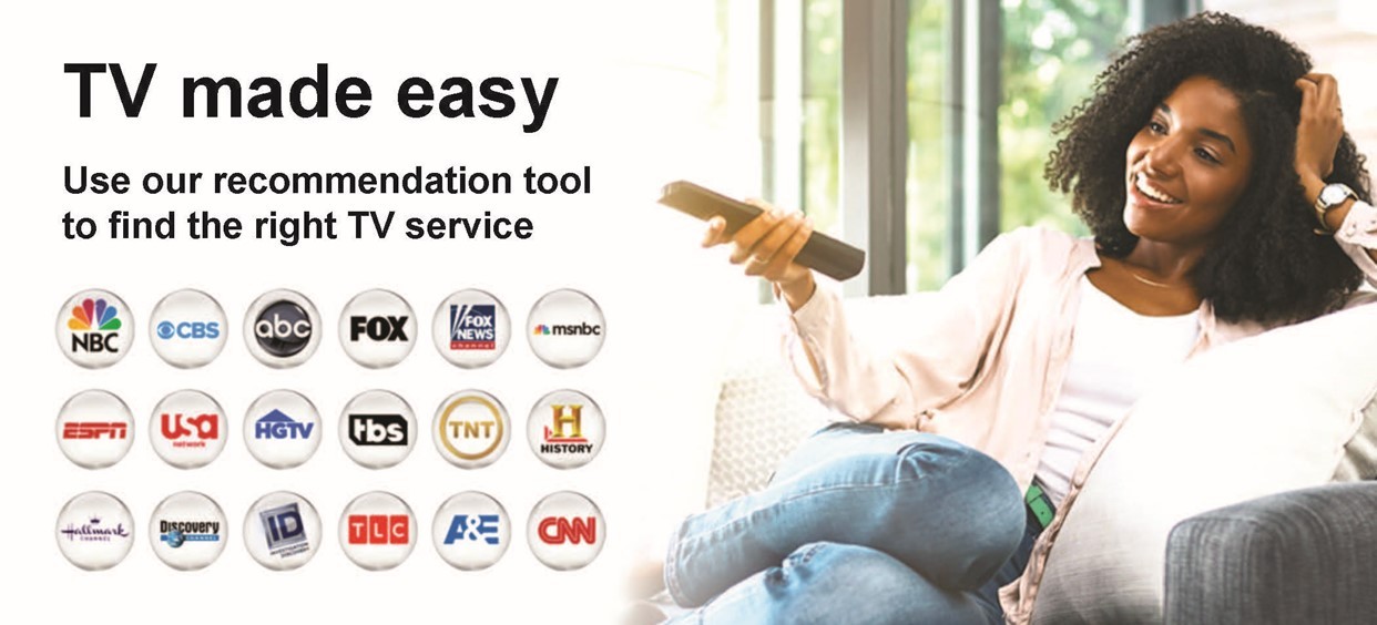 TV Made Easy - screenshot from CenturyLink, internet services for multifamily