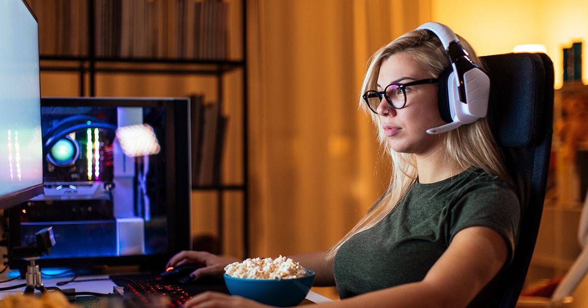 Consider the lighting when you create your gaming setup in your home entertainment center