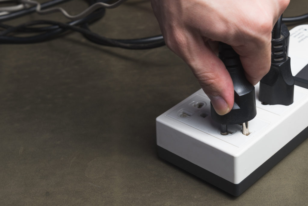 A surge protector can help protect electronics from lightning
