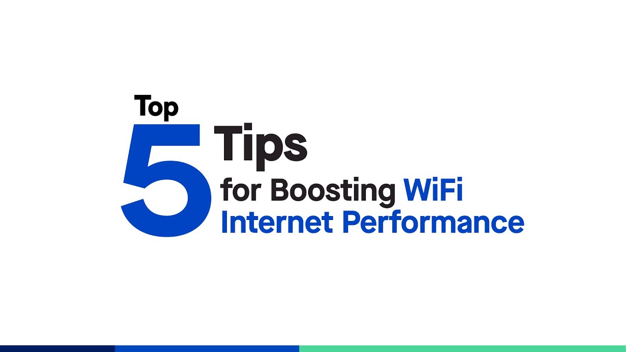 5 tips for boosting WiFi internet performance
