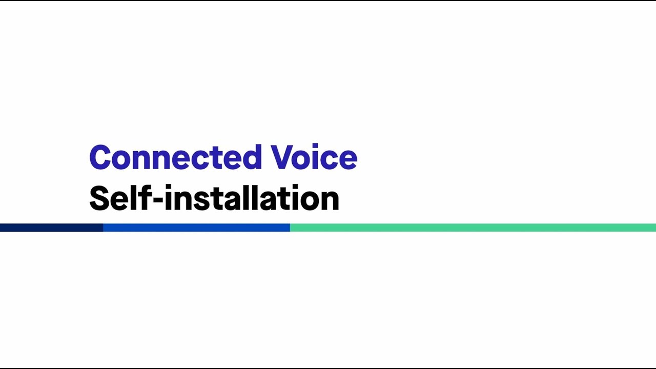 How to self-install Connected Voice