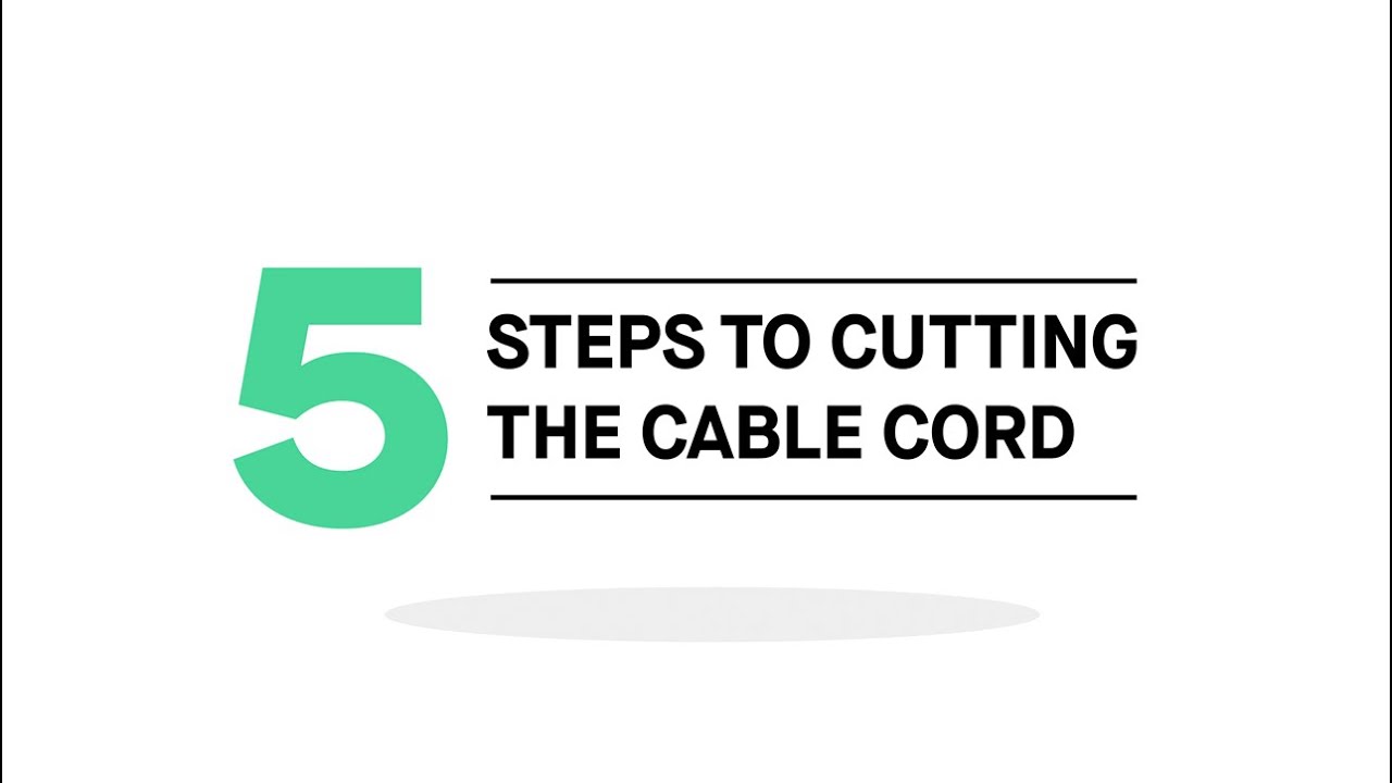 How to cut the cable cord in 5 steps